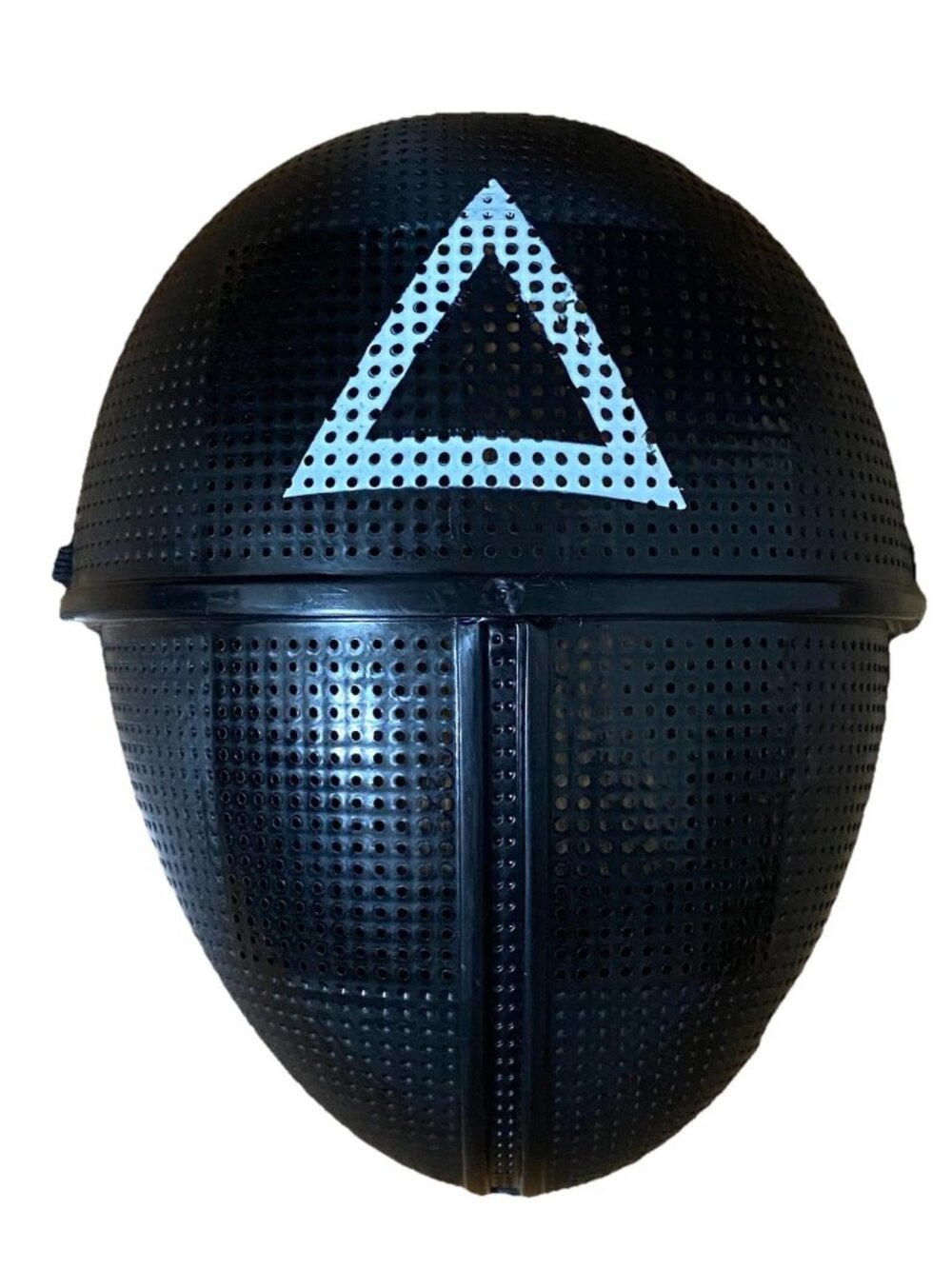 Squid Game Guard Mask Triangle Replica 1:1 Retractable A+ Quality